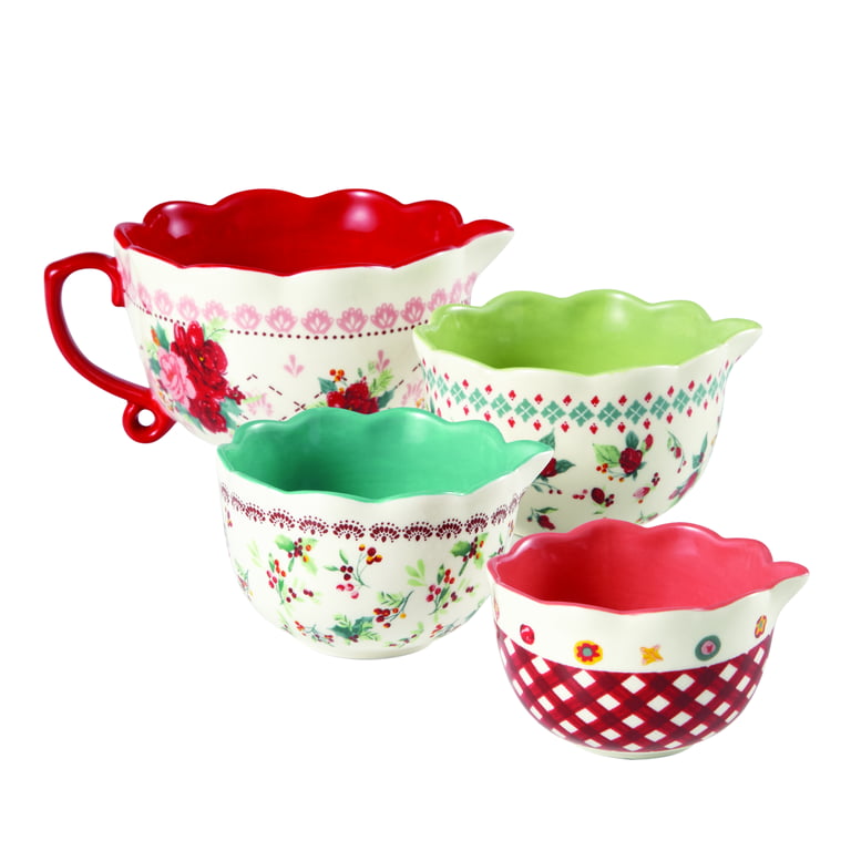 The Pioneer Woman Cheerful Rose 9-Piece Measuring Set 