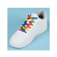 thumbnail image 2 of INSPIRE CHIC 2 Pairs Flat Colorful Fashion Shoelaces for Shoes Boots Sneakers Colorful 50cm/20", 2 of 6