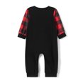 thumbnail image 5 of Christmas Family Matching Pajamas Set Glow in Dark Santa Print Tops+Plaid Pants Xmas Holiday Pjs Sleepwear Loungwear, 5 of 7