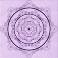thumbnail image 1 of Ahgly Company Machine Washable Indoor Square Transitional Rich Lilac Purple Area Rugs, 4' Square, 1 of 7