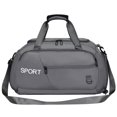 thumbnail image 2 of Bolsa Fitness Gym Bag Equipaje de viaje impermeable de yoga con compartimento para zapatos (Gris) Likrtyny Para Estrenar, 2 of 3