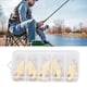 thumbnail image 4 of Cebo De Hoja De 5 Uds, Cebo De Hoja De Acero Rico En Carbono Con Ojos 3D, Señuelo De Pesca, Swimbait Dorado Para Agua Dulce Salada, 4 of 7