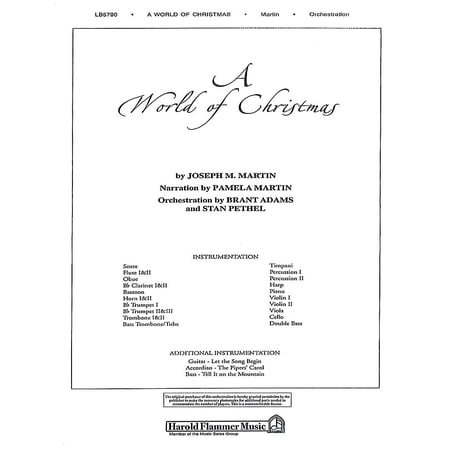 Shawnee Press A World of Christmas Score & Parts composed by Joseph M. Martin
