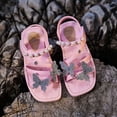 thumbnail image 6 of Ymyiu Baby Sandals Girl Girl's Bow Flat Slip On Sandals Cute Fashion Trendy Summer Vacation Round Open Toe Summer Slides Sandal Size 3.5 (Beige,Big Kids 3.5), 6 of 8
