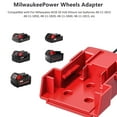 thumbnail image 2 of 2Pcs Battery Adapter Portable Insulated Battery Converter for Milwaukee M18 18V Lithium Battery, 2 of 8