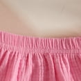 thumbnail image 4 of YWIYIUD Toddler Girl Clothes Baby Summer Outfit 3D Floral Flying Sleeve Ruffle Tank Tops Matching Cute Bow Shorts Outfits Set InfantClothing Set Baby Girl Clothes Gift Pink 6-9 Months, 4 of 8