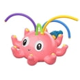 thumbnail image 4 of Cute Sprinkler 4 Tubos Diversión Automático Spray Jugar Juguete Agua Rociador de agua Juguete para patio trasero Bañera Rosa Hugo Juguetes divertidos para el baño, 4 of 10