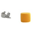 thumbnail image 1 of Taburete Otomano Con Figura De Gato, Arte Decorativo De Animales Para Dormitorio, Sala De Estar, Oficina, Guardería, Apartamento, Regalo De Inauguración De La Casa, 1 of 8