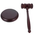 thumbnail image 3 of Wooden Gavel and Block for Judge, Lawyer and Auction -Wooden Base Only-Attention, 3 of 5
