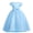 Princess Dress-Light Blue, variant on KkSLirnhs 6-7 Years Girls Dresses under $10.00 Princess Dresses for Girls Kids Dress Girls Sleeveless Princess Dress Bow Tie Lace Flowers Mesh Dress Tufted Dress Red
