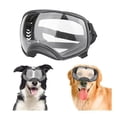 thumbnail image 2 of Black, Clear Dog Goggles Medium And Large Dog Sports Sunglasses Anti-uv Soft Pet Goggles Deep Eyecup Anti-fog/windproof Outdoor, 2 of 5