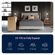 Avenco Lumina 14 Medium Adult Cooling Gel Memory Foam Mattress, Queen Size