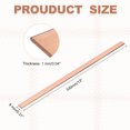 thumbnail image 2 of Copper Flat Bar, 0.04" x 5/16" x 13'' C110 Solid Copper Bus Bar Stock Plate, 2 of 6