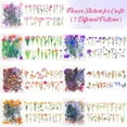 thumbnail image 3 of 401Pcs Transparent Flower and Butterfly Stickers, Clear Floral Scrapbook Stickers Supplies for Journal Planner Notebook Resin Card Making Laptop Cell Phone Decorating, 3 of 6