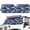 Blue Camouflage, variant on Garronmavis Starfish Coconut Tree Shell Front Windshield Sunshade Fit for Jeep Wrangler JL/JLU 2018-2024 & Jeep Gladiator JT 2020-2024 Foldable Window Shade Sun Visor Protector Blocks UV Rays