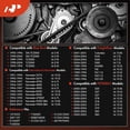 thumbnail image 2 of A-Premium 74.1 Inch Heavy-Duty Serpentine Belt Compatible with Blue Bird, Freightliner, International Harvester & Peterbilt Cars - SHL TC2000, TC2000, Columbia, FL50, FL60, FLA086, 2574, 2674 & More, 2 of 5