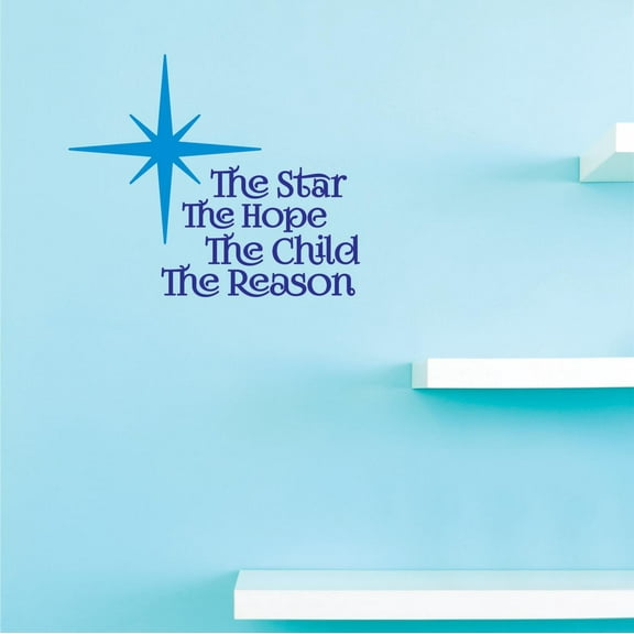 Custom Decals The star the hope the child the reason Wall Art Size: 12 Inches x 12 Inches Color: Multi