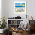 thumbnail image 4 of Art.com 5 o'clock Beach II Art Print by Paul Brent, White Frame Wall Art, 38" x 38", 4 of 5