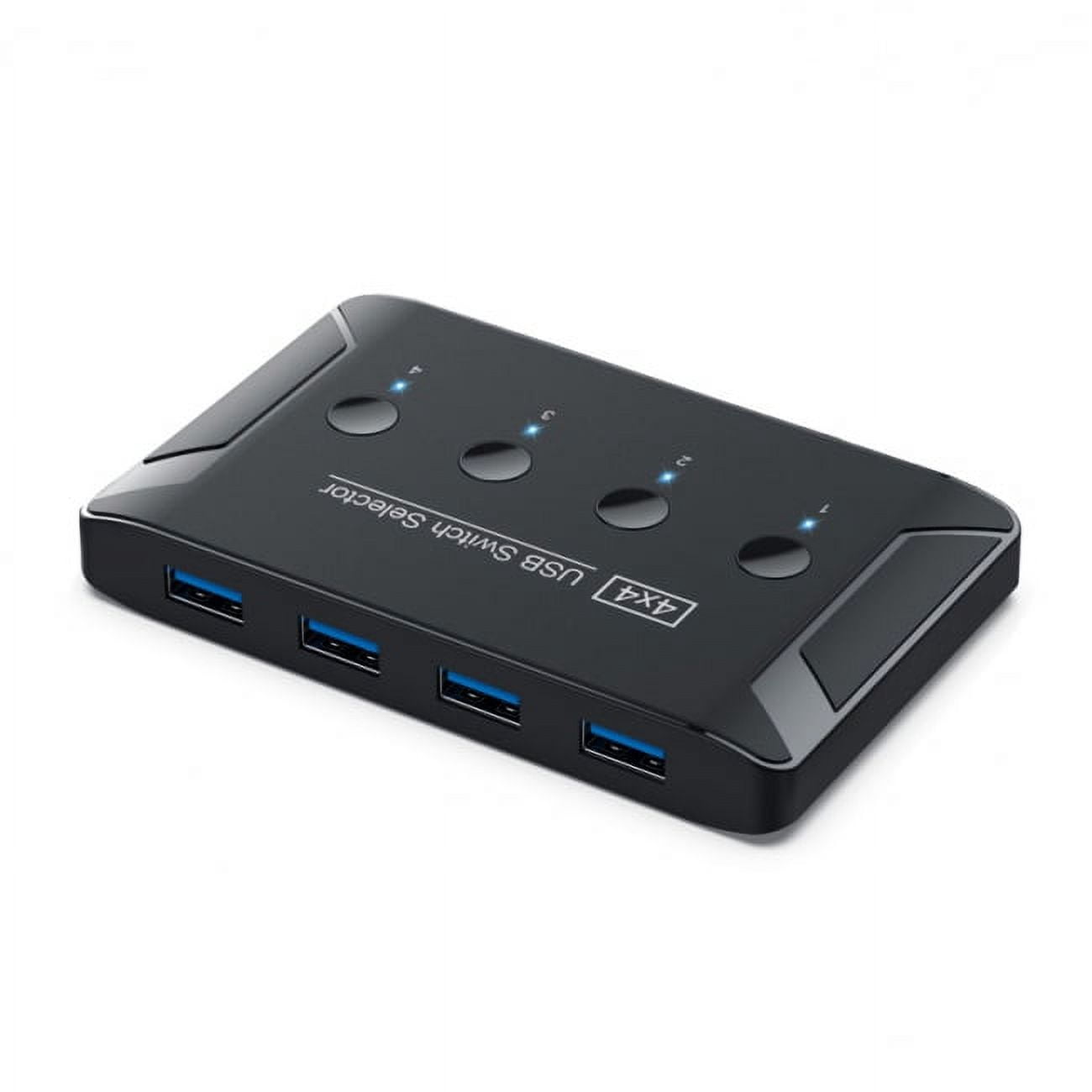 Chenyang CY KVM USB 3.0 Switch Selector 4 Port PCs Sharing 4 Devices for Keyboard Mouse Scanner Printer Convertor