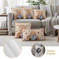thumbnail image 5 of Outdoor Pillow Covers 26x26 Set of 2, Pumpkin Gnomes Fall Waterproof Patio Throw Pillow Covers for Couch Sofa Chair, Thanksgiving Botanical Maple Leaves Decorative Pillowcases for Throw Pillows, 5 of 9