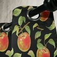 thumbnail image 3 of Ambesonne Fruits Grommet Curtain, Hand Drawn Tree Branches, 50" x 120", Fern Green Red Black, 3 of 6