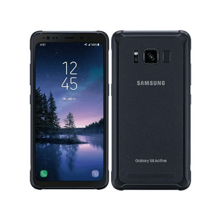 Restored Samsung Galaxy S8 Active G892A (AT&T Only) 64GB Gray (Grade A+)