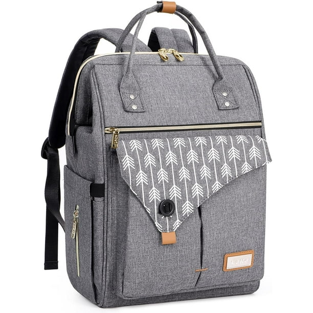 Diaper bag backpack 2025 with stroller straps