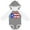 Granite & White w Ears, variant on Inktastic Puerto Rico Flag in Text Boys or Girls Long Sleeve Baby Bodysuit