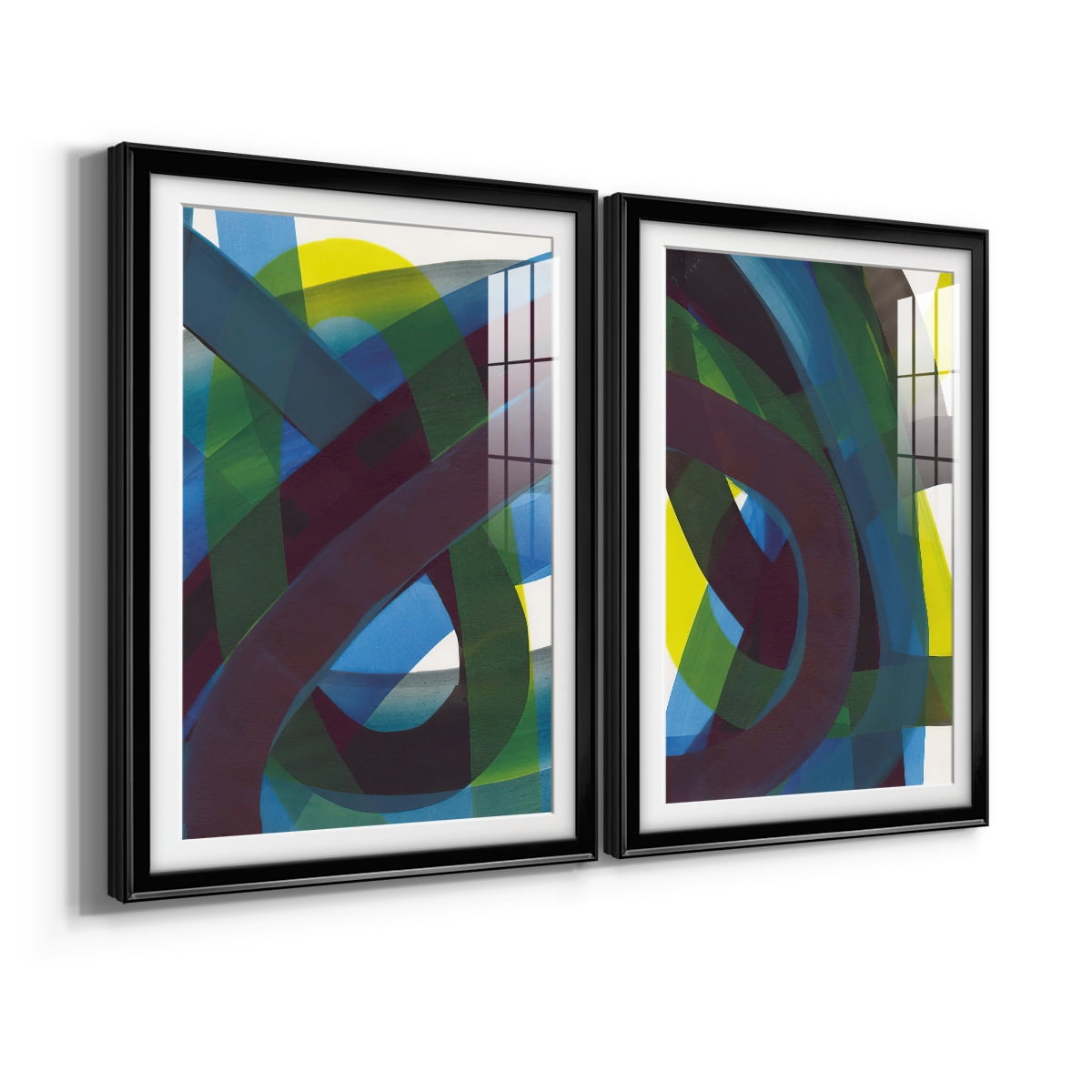 Wexford Home Cool Network I Premium Framed Print, 30.5" x 42.5" - Ready to Hang, Black (Set of 2)