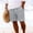 Gray, variant on Loose Denim Shorts for Men Classic Elastic waist Straight Wide Leg Knee Length Shorts Outdoor Casual Fashion Jean Solid Color Shorts With Pockets