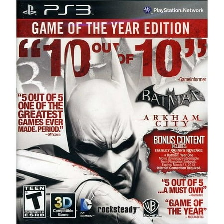 Batman: Arkham City: Game of the Year Edition (PS3)