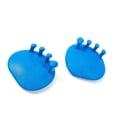 thumbnail image 2 of Entrenador de arco para dedos, corrector de valgo de pulgar, separador de dedos, enderezador, herramienta de fitness para yoga, color azul, 2 of 5