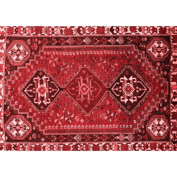 Ahgly Company Indoor Rectangle Persian Red Traditional Area Rugs, 5' x 7'