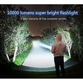 thumbnail image 2 of Torche LED Rechargeable Haute Luminosité, 4 Modes Zoom Torche, Chargement USB, Torche Étanche pour Camping Randonnée, 2 of 5