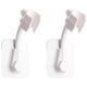 thumbnail image 1 of 2 soportes para cabezal de ducha de 360 grados ajustables de mano soporte de cabezal de ducha ajustable, adhesivo extraíble para montaje en pared de ducha soporte para varita de ducha sin taladro Xemadio WRMH-1055-2, 1 of 6