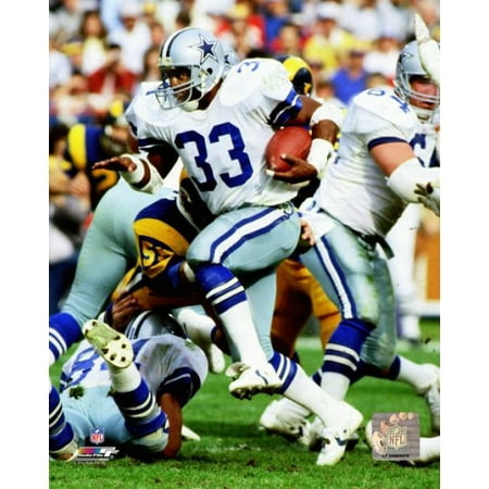 Tony Gwynn Autographed Photo - Tony Dorsett Rushing Photo Print