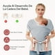 thumbnail image 5 of Momcozy Fular Bebé Elastico Portabebé Ergonomico Canguro para Bebés 3,6 a 15,8 kg, 5 of 6