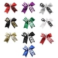 thumbnail image 2 of Pack Of 10 Cheer Bowknot Keychains Rhinestone Accents Keyrings Pendant For Teen Girls Cheerleading Sports Accessories, 2 of 10