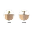 thumbnail image 6 of Uxcell Furniture Legs 8 Inch(200mm) Set of 4 Square Solid Wood Couch Legs, with Accessories, 6 of 7