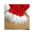 thumbnail image 6 of Bagilaanoe 3Pcs Toddler Baby Girl Christmas Outfits Fluffy Trims Short Sleeve Ruffle Off-Shoulder Pullovers + Long Flared Pants + Headband 6M 9M 12M 18M 24M 3T 4T 5T Kids Cosplay Party Dress UP, 6 of 9