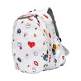 thumbnail image 4 of Mochila de tenis, bolsa de raqueta de gran capacidad con compartimento para zapatos, portátil, suave, con cremallera, correa ajustable, mochila de bádminton, 4 of 8