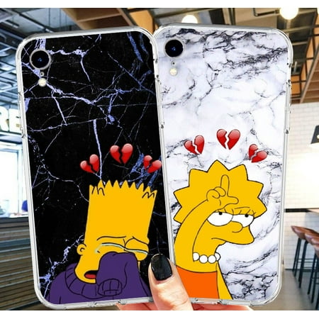 The Simpsons mobile phone silicone protective case for huawei P40 pro