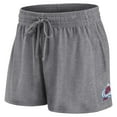 thumbnail image 4 of Women's Burgundy/Gray Colorado Avalanche Script T-Shirt & Shorts Set, 4 of 5