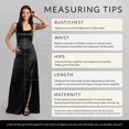 thumbnail image 4 of David’s Bridal, The Edit by DB Studio Women's Formal Basque Waist Sheath Dress, Full Length, Stretch Satin, 4 of 5