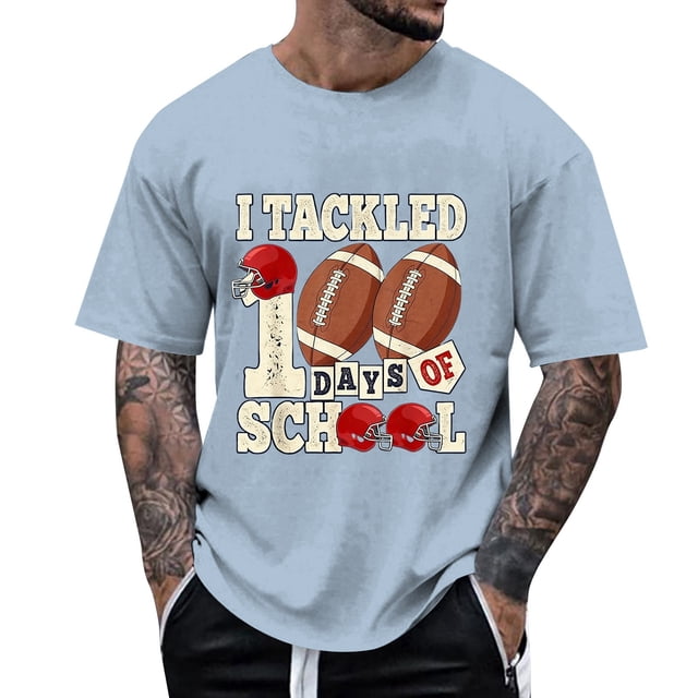 Graphic Tee For Everyday Spring Summer Wear Featuring Print Design Lightweight Breathable Short Sleeve Casual Shirt For Daily Use