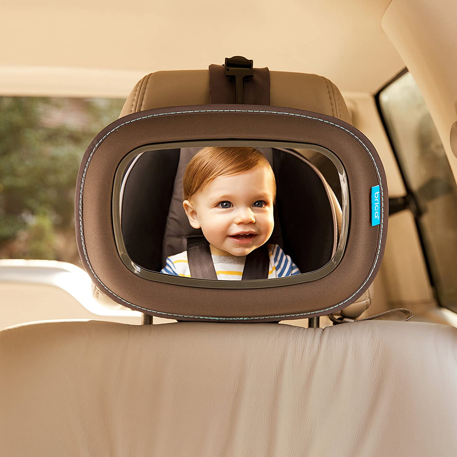 Munchkin Brica Baby In-Sight Car Mirror, Crash and Shatter Tested,Gray