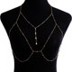 thumbnail image 5 of Collar de cadena sexy y exagerada para ropa de playa, informal, con colgante de diamantes brillantes y borlas, cadena para el pecho, 5 of 5