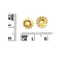 thumbnail image 2 of 18K Gold Overlay Bead Cap CG-150, 2 of 2
