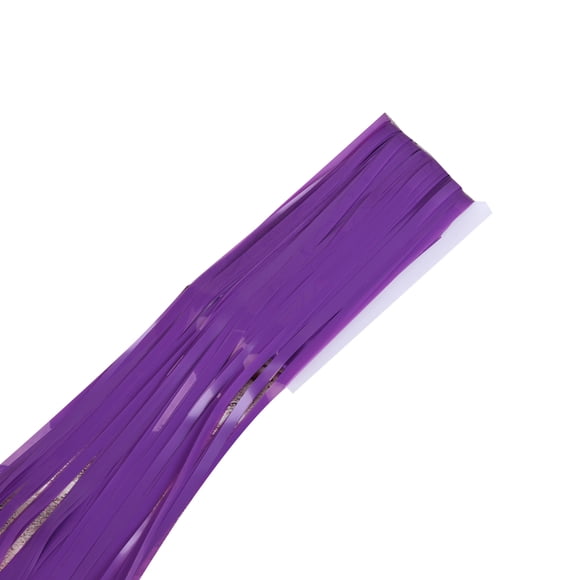 Borla Falda de mesa Paño de mesa Telón de fondo para fotos Decoración de cumpleaños Cortina de lluvia Accesorios para fotos para decoración de fiestas (Morado)