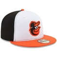 thumbnail image 3 of Men's New Era White/Orange Baltimore Orioles Home Authentic Collection On-Field 59FIFTY Fitted Hat, 3 of 6